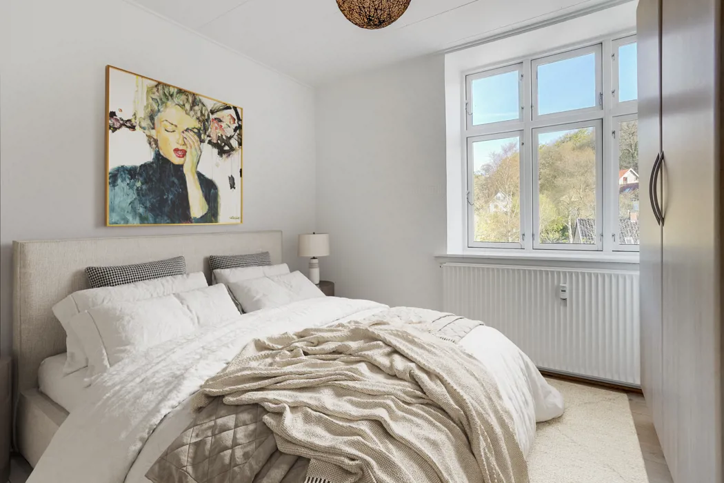 Rummelig 3-værelses lejlighed med fritliggende bjælker 3